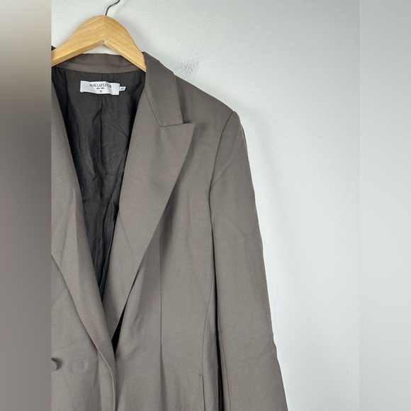 MM LaFleur Gaia Jacket Wool Blazer Sharkskin Women’s Sz 16 - Picture 5 of 10